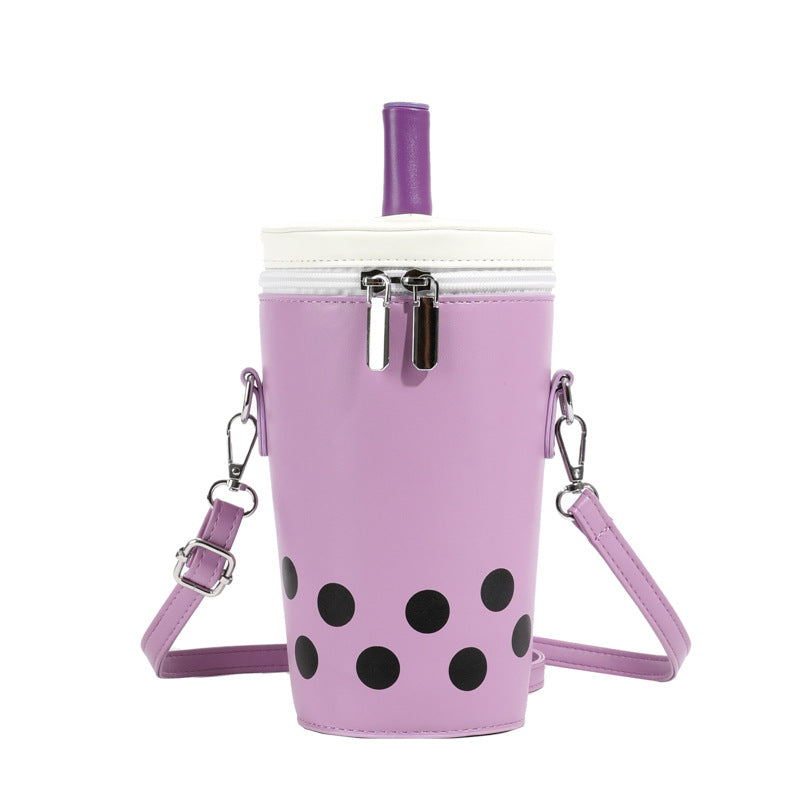 Women's Milk Tea Personalized Fashionable Korean Cute Backpacks