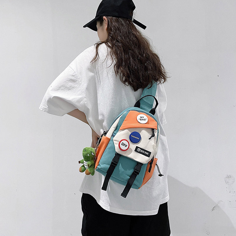 Classic Women's Trendy Leisure Boy College Men's Chest Bags