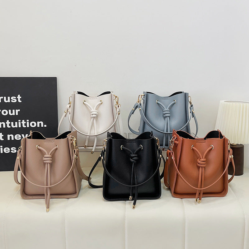 Women's Drawstring Material Handmade For Free Tutorial Shoulder Bags