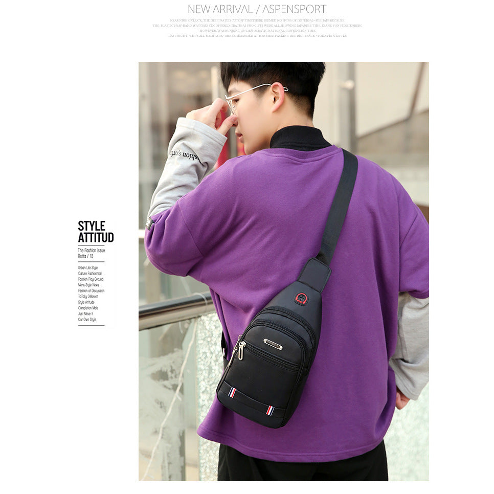 Men's Waterproof Hard-wearing Simple Business Oxford Cloth Bags