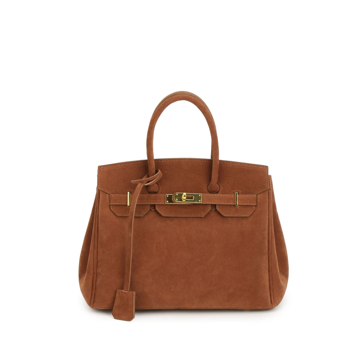 Women's Retro Trendy Kelly Advanced Texture Suede Shoulder Bags