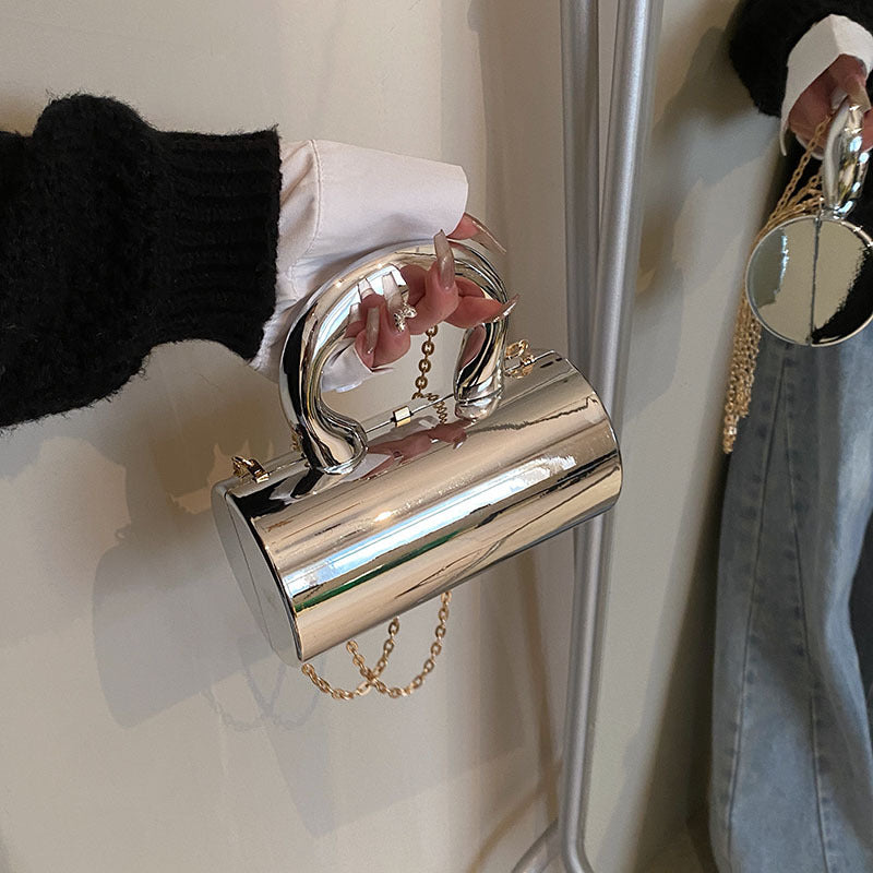 Candy Color Acrylic Cylinder Mori Style Bags