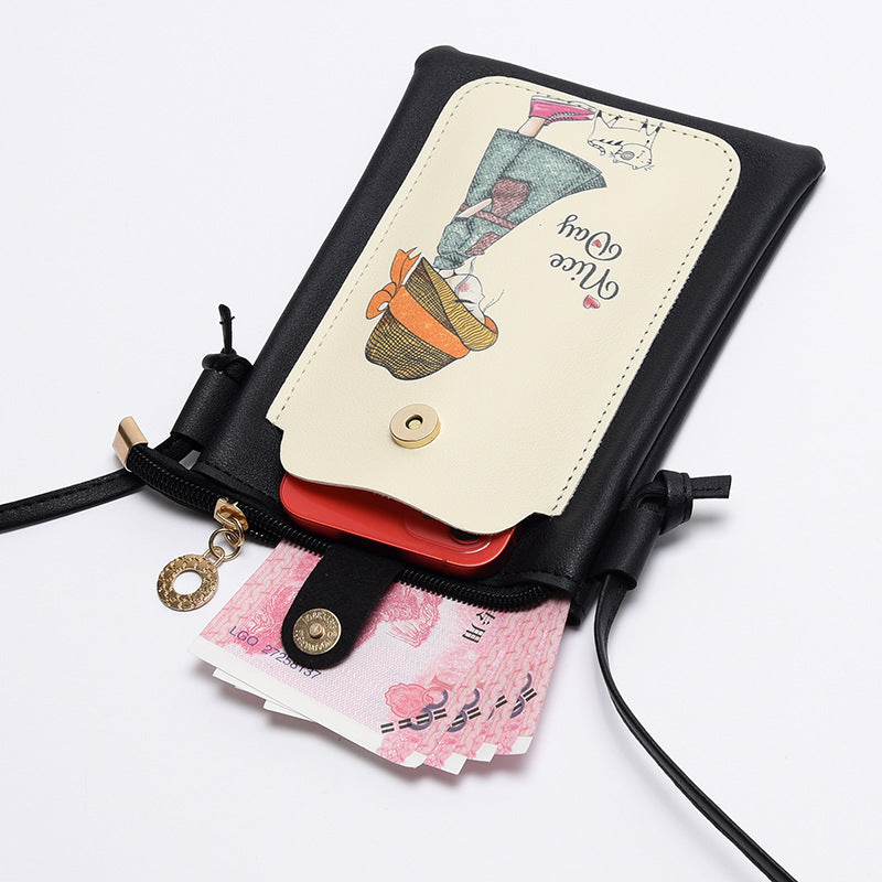Women's Cute Mobile Korean Fashion Fresh Crossbody Bags