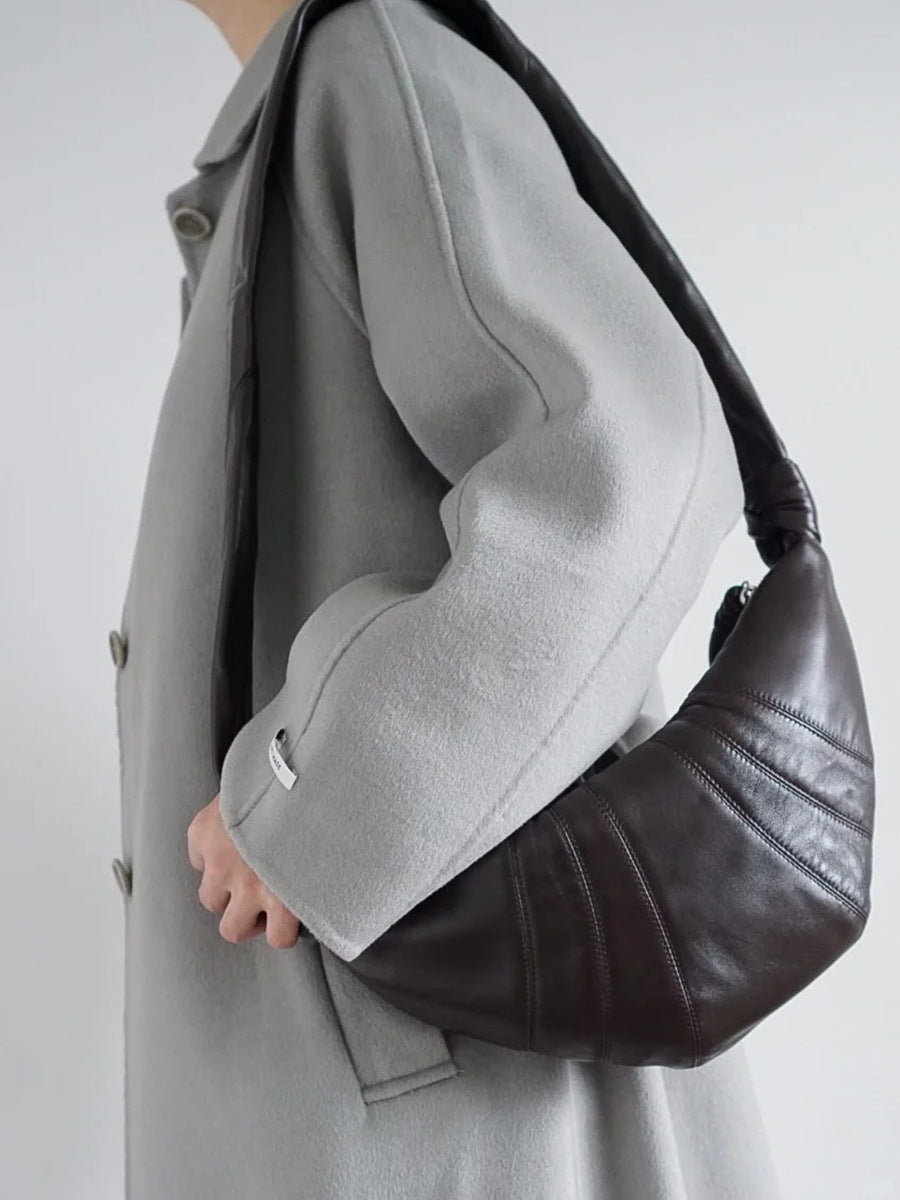 Home Correct Version Of Flat Leather Crossbody Bags