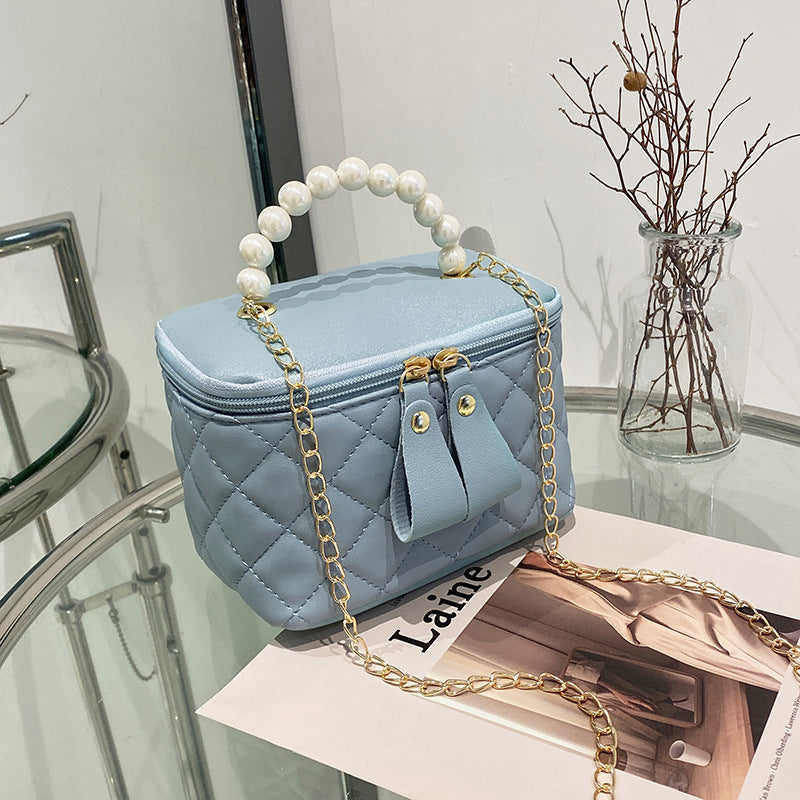 Women's Versatile Design High-grade Pearl Good-looking Handbags