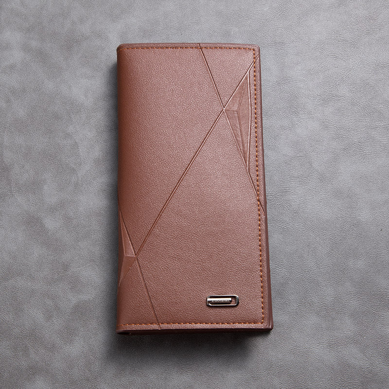 Men's Thin Soft Leather Large Capacity Multiple Men's Wallets