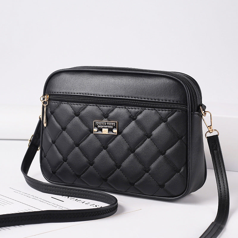 Women's Winter Korean Fashion Diamond Pattern Bags