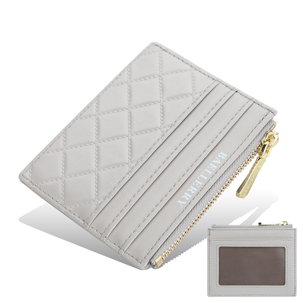 Women's Short Korean Style Zipper Fashion Large Capacity Ladies Wallet