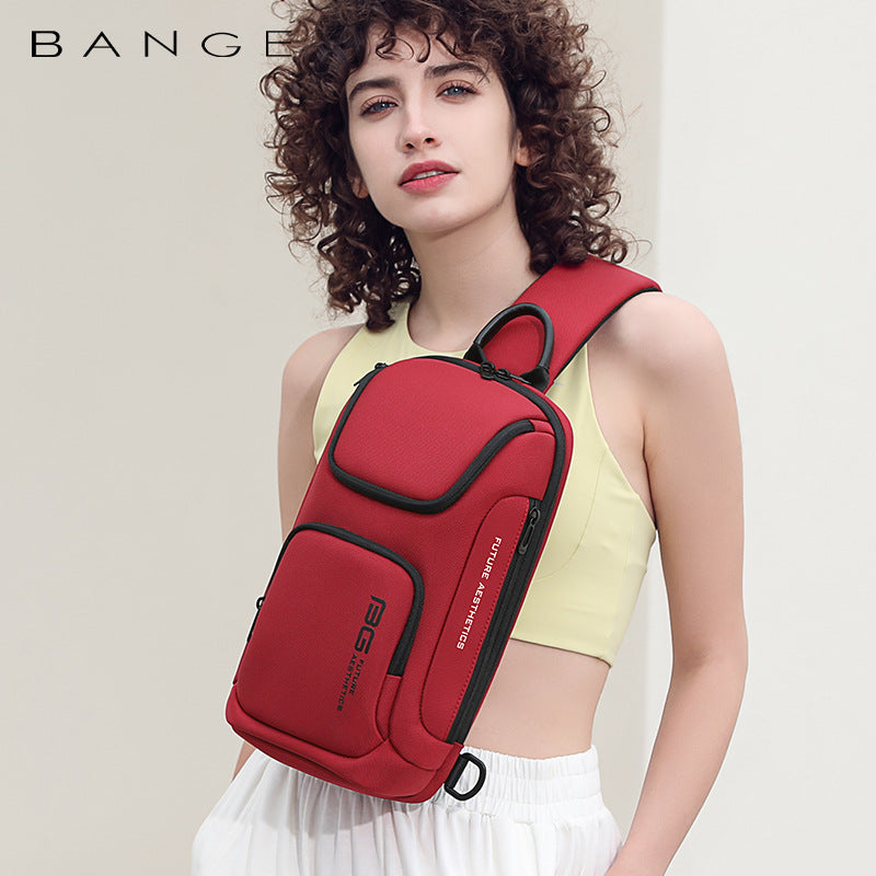 Durable Men's Korean Light Business Trendy Men's Chest Bags