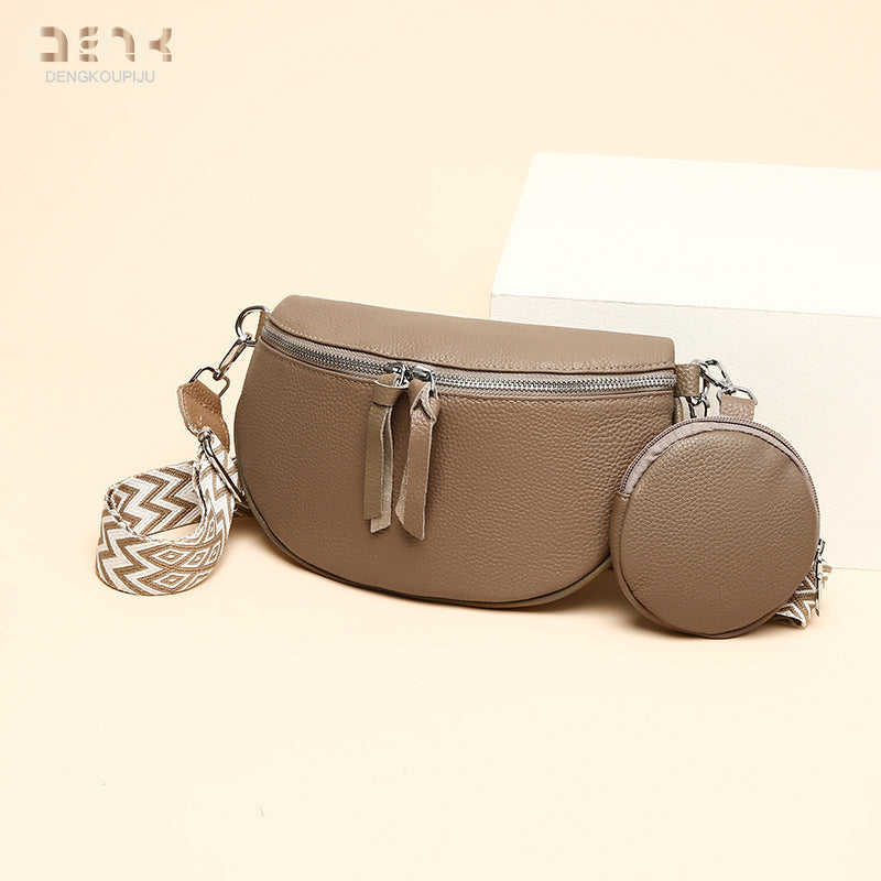 Women's Genuine Leather Trendy Fashion First Layer Shoulder Bags