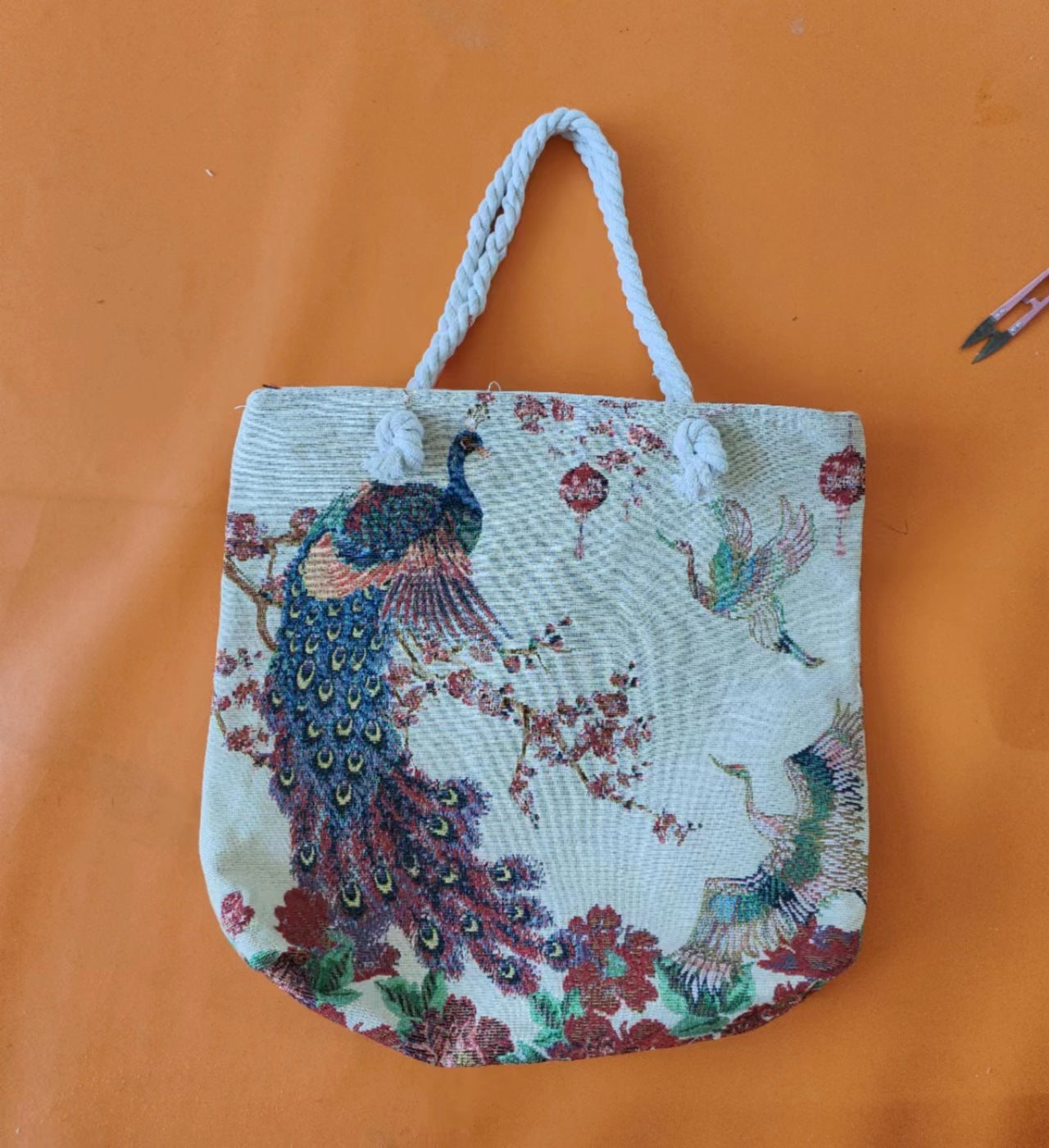 Ethnic Embroidery Double-sided Scenic Spot Thick Shoulder Bags