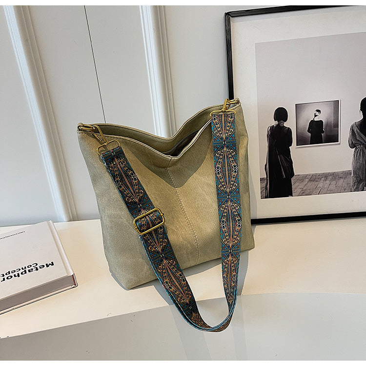 Women's Simple Design One Trendy Large Capacity Crossbody Bags