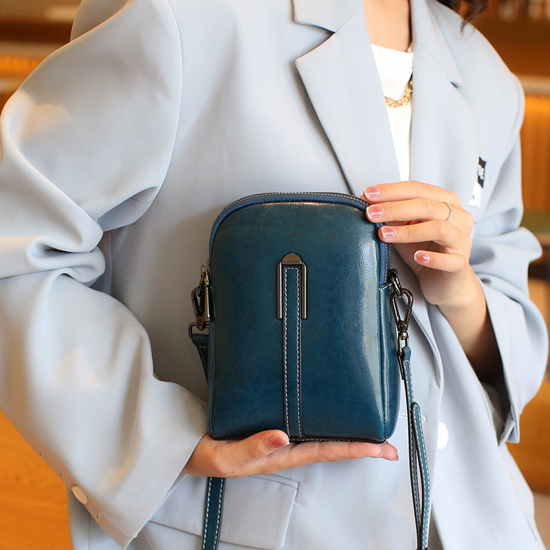 Classy Women's Mobile Fashion Live Leather Bags