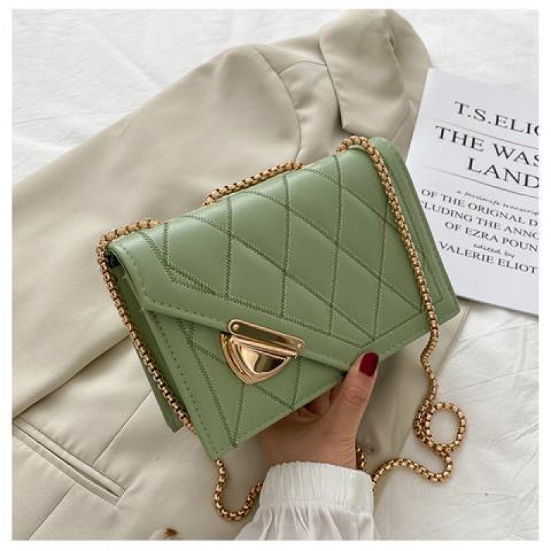 Women's Summer Chain Fashion Western Style White Crossbody Bags