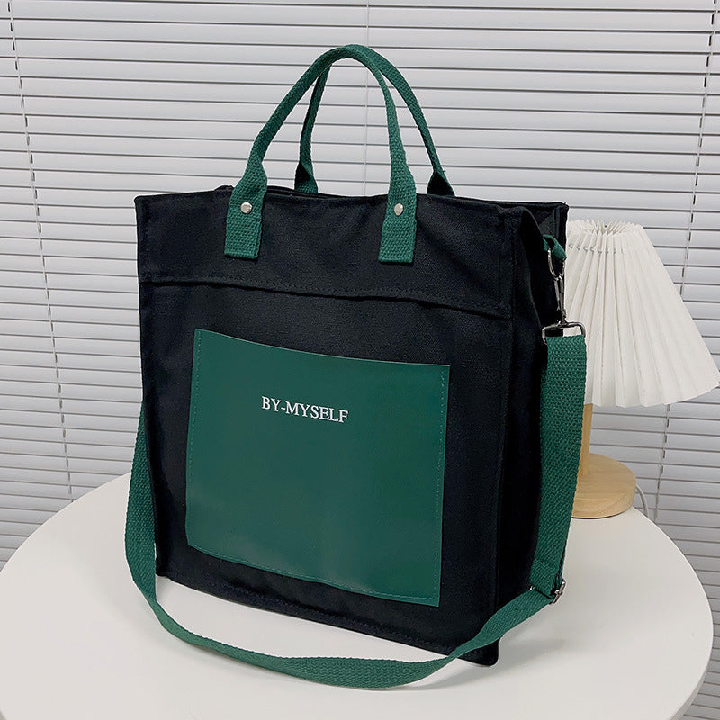 Canvas Mori Book Holding Class Commuter Handbags
