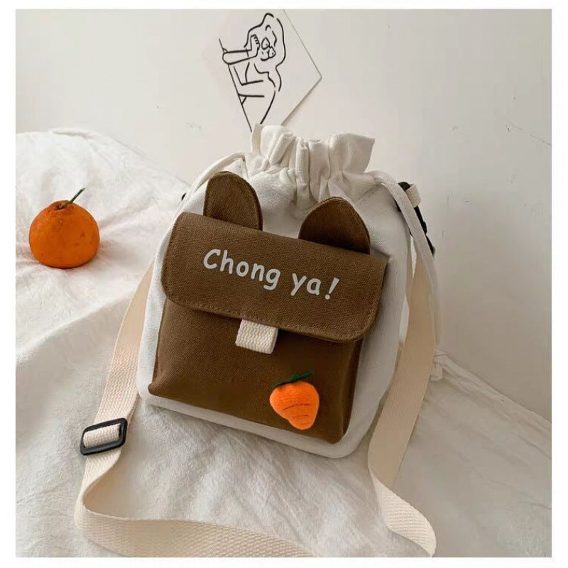 Women's Canvas Korean Style Creative Fashion Shoulder Bags