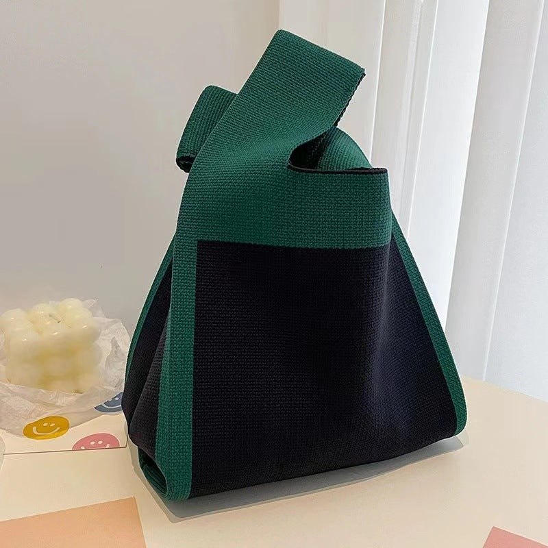 Women's Boat Festival Panda Knitted Wrist Handbags