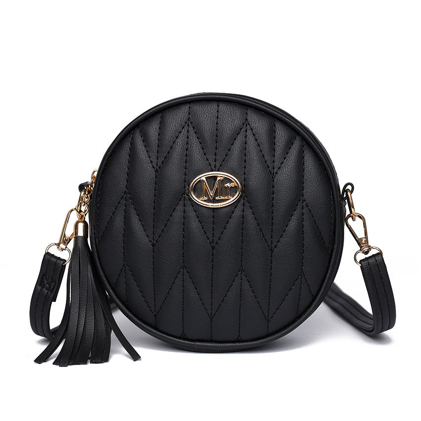 Diamond Fashion Round Korean Cute Style Shoulder Bags