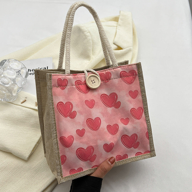Lunch Box Female Summer Outing Hand Handbags