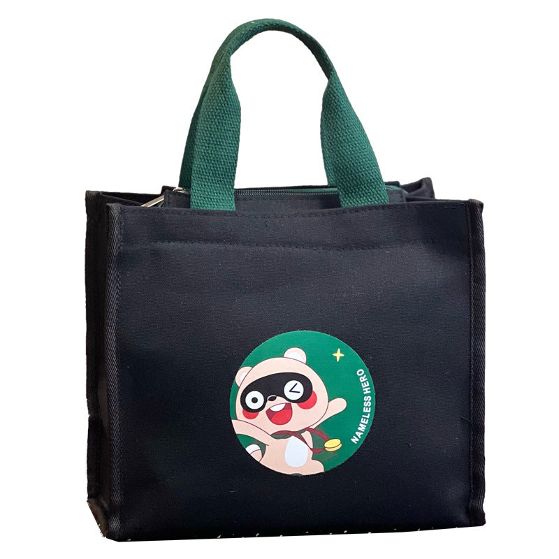 Cute Bear Lunch Box Hand Carrying Large Capacity For Handbags