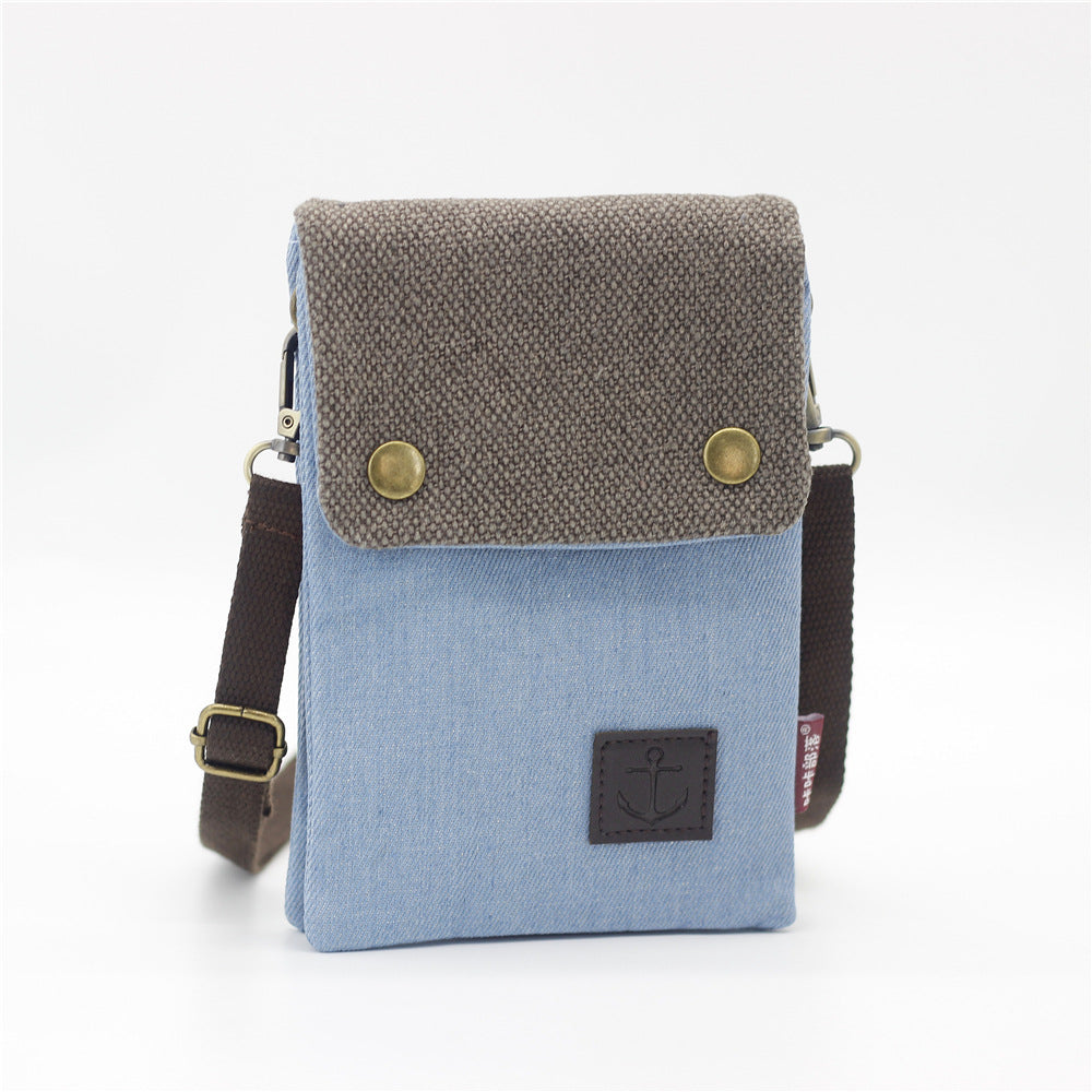 Beautiful Innovative Denim Mobile Simple Unisex Bags