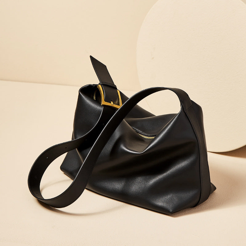 Women's Leather Large Capacity Fashion Commuter Shoulder Bags