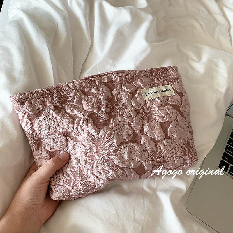 Capacity Buggy Out Skin Care Canvas Makeup Bag