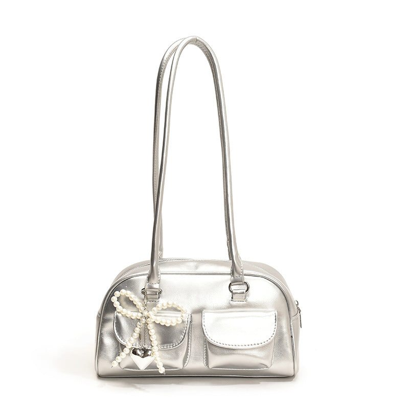 Women's Korean Style Trendy Underarm Bow Summer Shoulder Bags