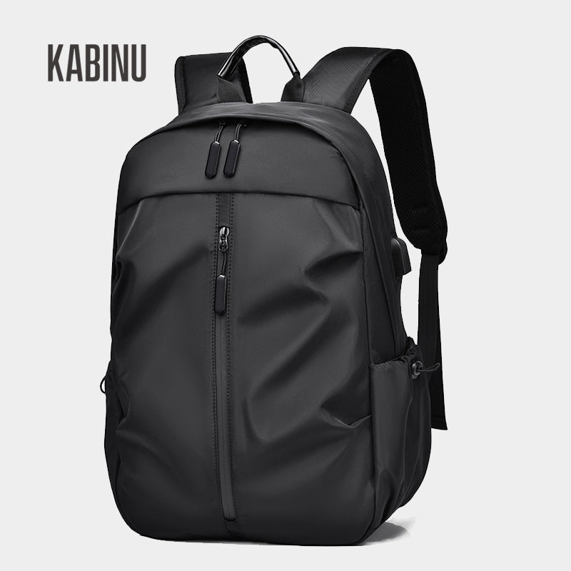 Men's Korean Pure Color Washed Business Commute Bags