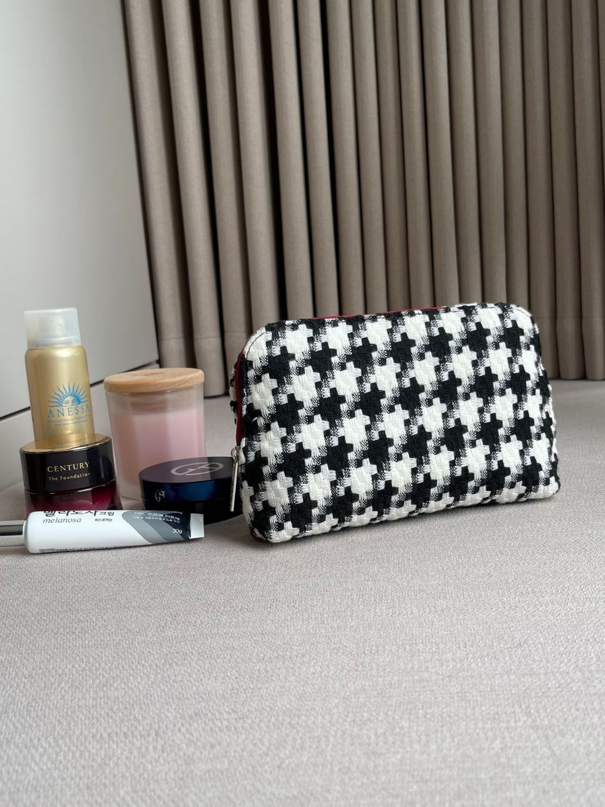 Gift Woven Portable Makeup Storage Organizing Cosmetic Bags