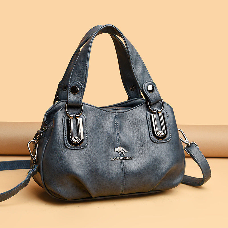 Classic Slouchy Large Capacity Shell Mother Handbags