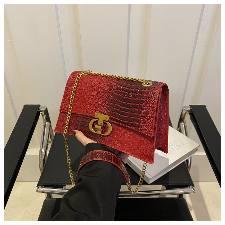 Style Korean Fashion Summer Gradient Color Simple Women's Shoulder Bag