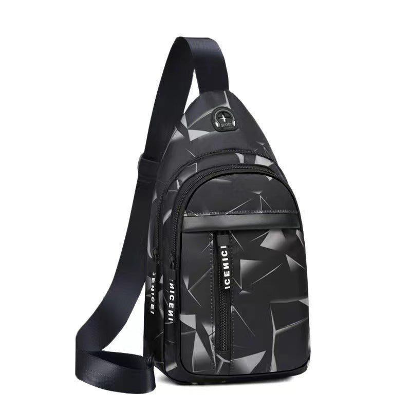 Classic Fashion Korean Style Lightweight Couple Men's Chest Bags
