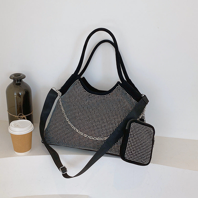 Women's Flow Diamond Female Cool Western Style Shoulder Bags