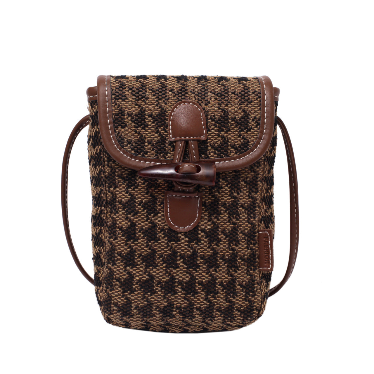 Women's Popular Fashionable Plaid Mobile Design Shoulder Bags