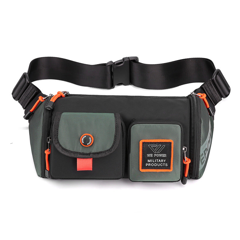 Men's Waterproof Fashion Trendy Large Capacity Commuter Men's Chest Bags