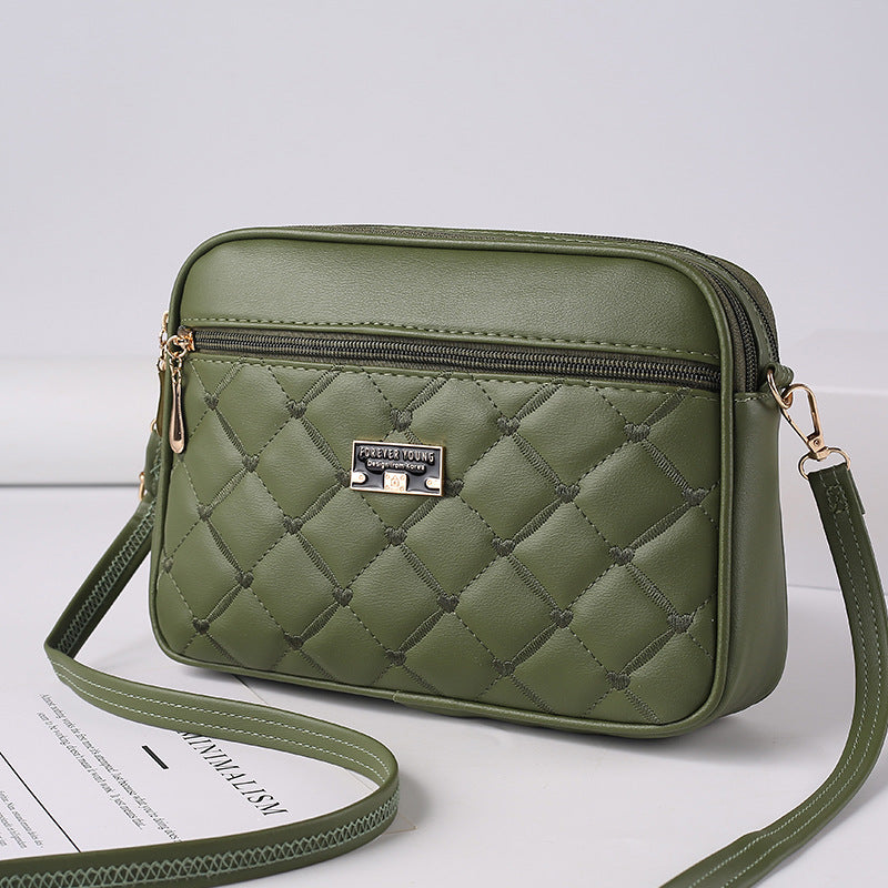 Women's Winter Korean Fashion Diamond Pattern Bags