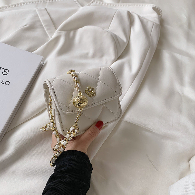 Unique Women's Diamond Chain Advanced Texture Handbags