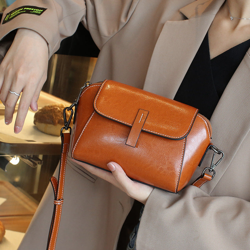 Women's Summer Shell Niche High-grade Genuine Crossbody Bags