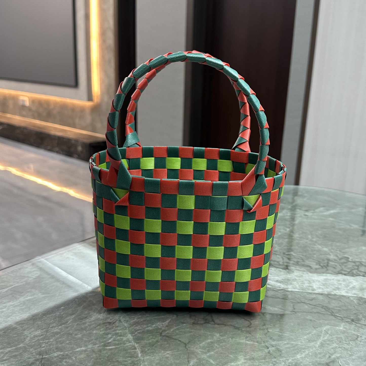 Women's & Children's & Plastic Woven Gift Basket Handbags