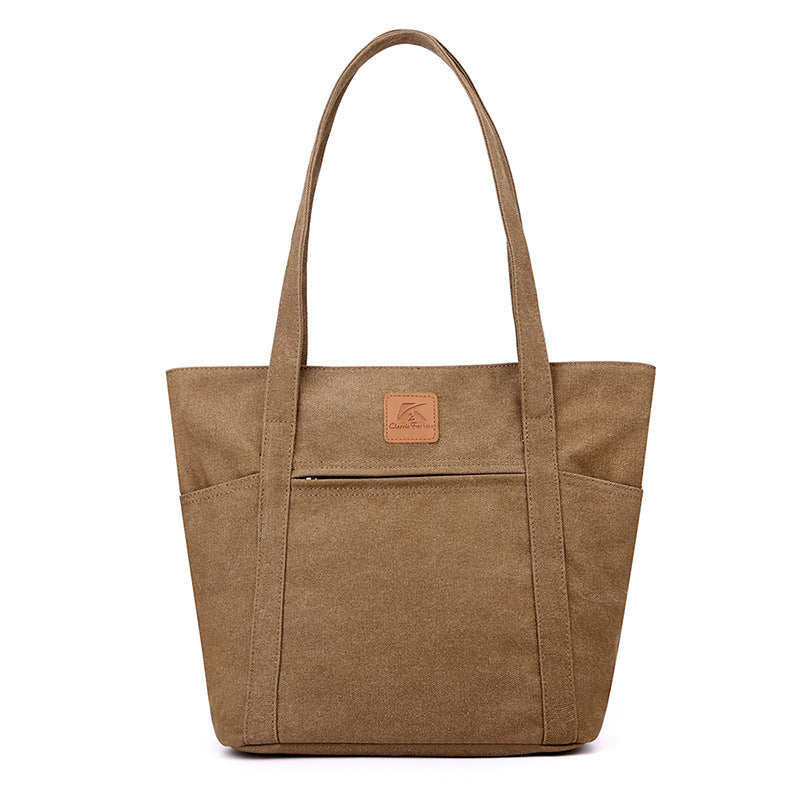 Women's Fashionable Simple Korean Style Large Capacity Shoulder Bags