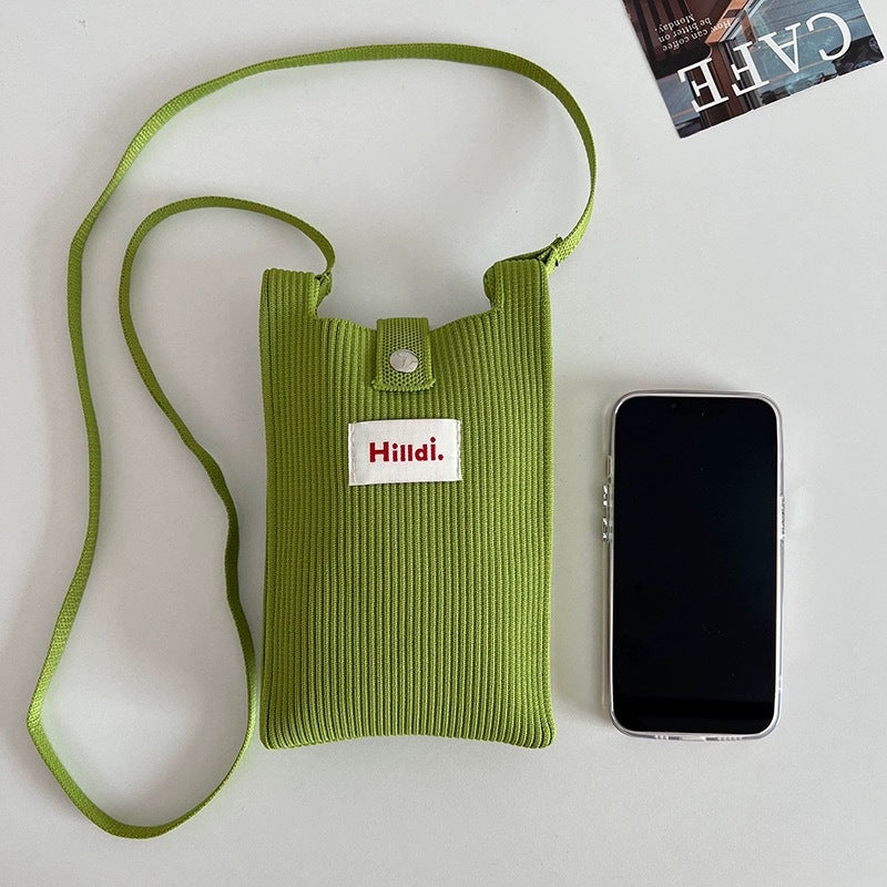 Women's Dopamine Mini Fashionable Simple Solid Color Crossbody Bags