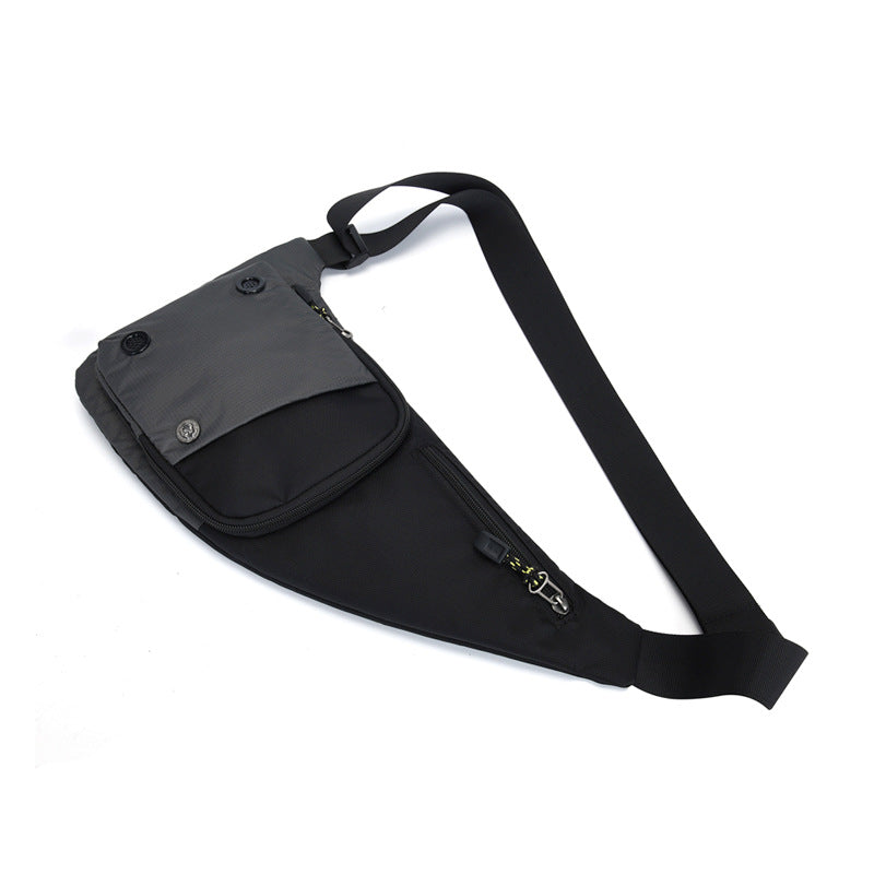 Women's & Men's Style Trendy Contrast Color Waterproof Fashion And Men's Chest Bags