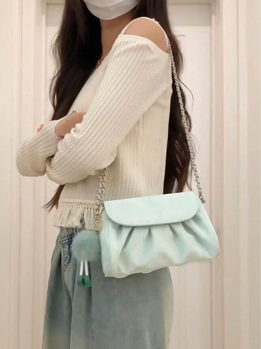 Women's Chain Texture High-grade Exquisite Cell Soft Shoulder Bags