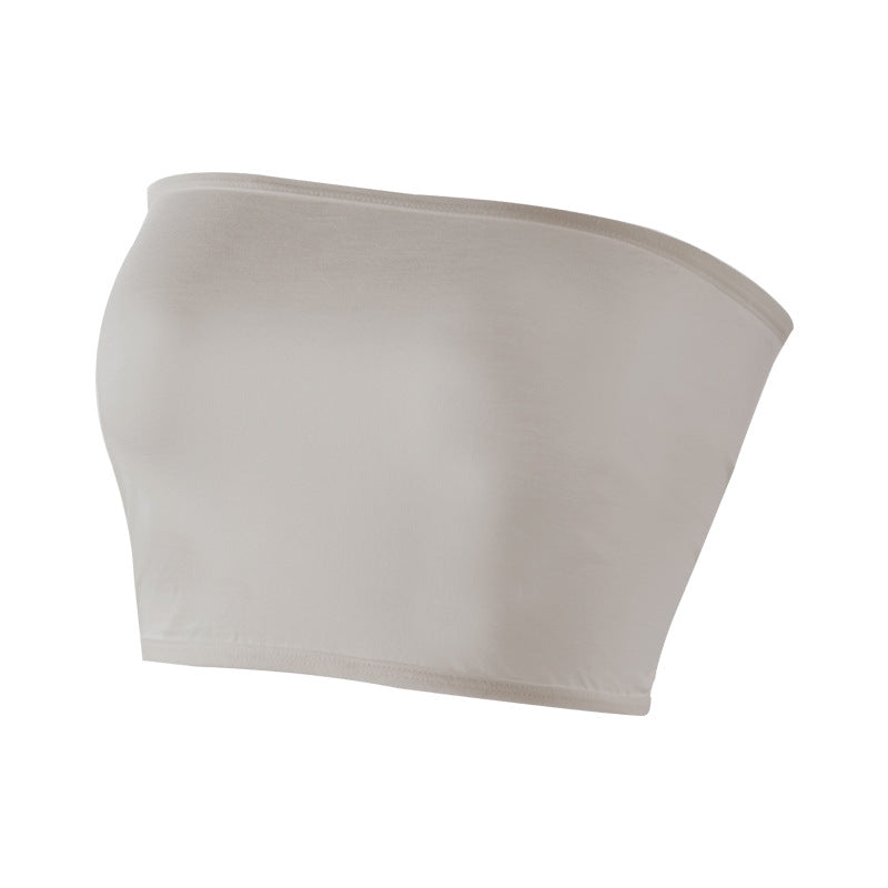 Simple Chest Circumference Cotton Wrap No Pad Tanks Camis
