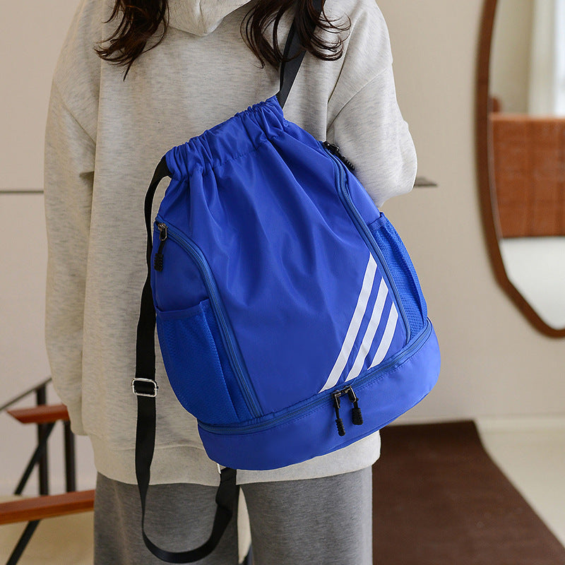 Basketball Large Capacity Workout Swimming Drawstring Backpacks