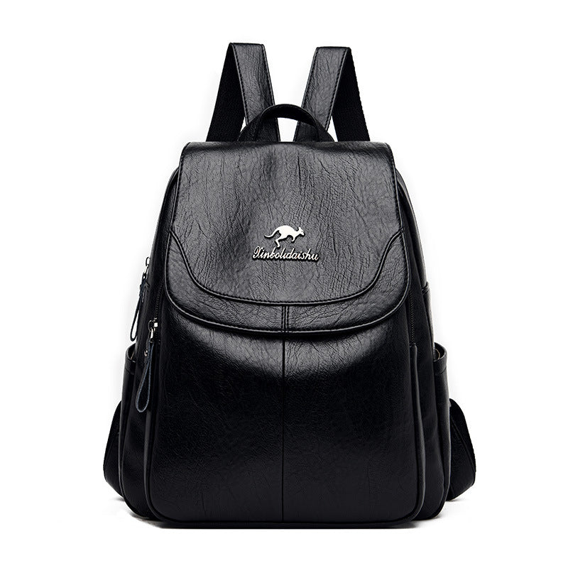 Female Versatile Large Capacity Soft Leather Bags