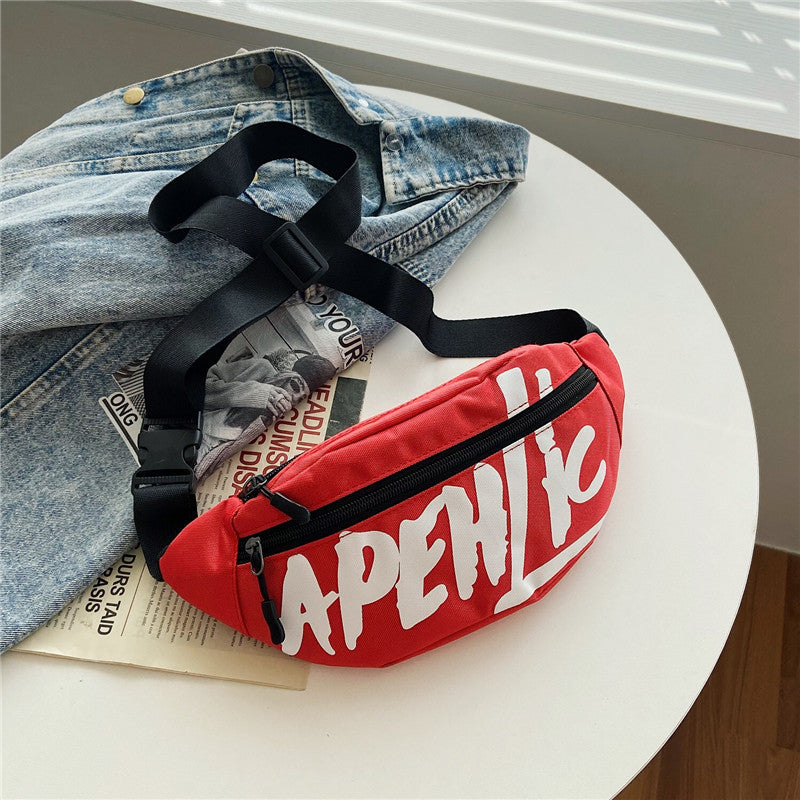 Women's & Men's & Trendy Motorcycle Korean Style Men's Chest Bags