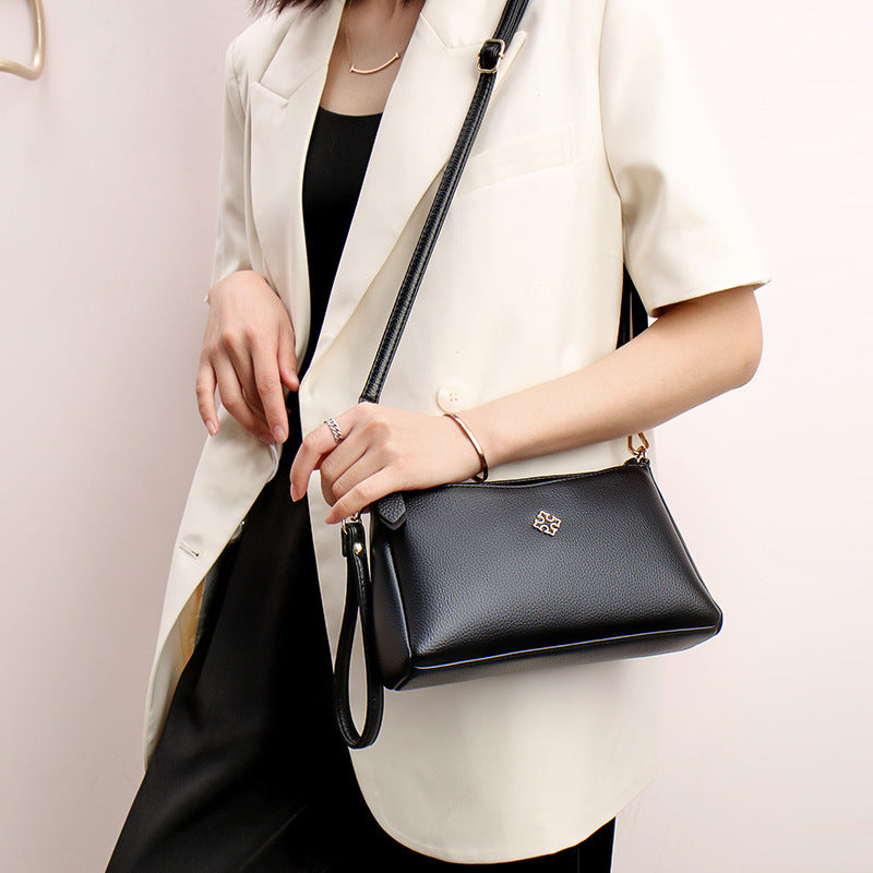 Women's Korean Fashion Mom Soft Leather Shoulder Bags