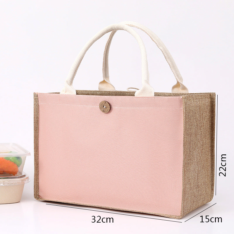Blank Canvas Painting Jute Cotton Linen Handbags